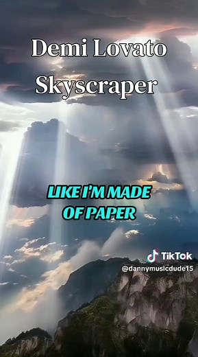 Demi Lovato - Skyscraper Official Lyrics