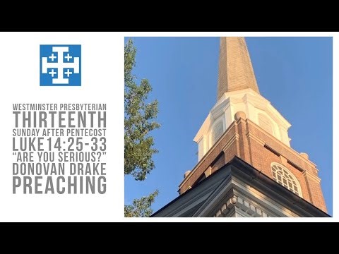 8:30 a.m. Worship | "Are you serious?" | Rev. Dr. Donovan Drake preaching | 09.07.25