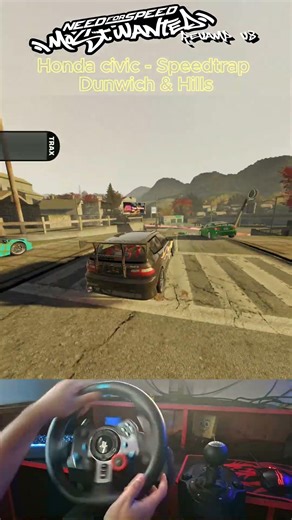 Honda Civic SI En la pista - NFS Most Wanted Revamp v3 #needforspeed #nfsmostwanted