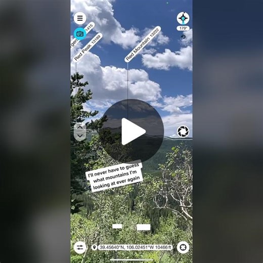 How did i just learn about Peakfinder?? #mountains #rockymountains #colorado #14ers