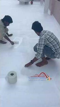 Dr fixit roof seal ultra and Fiber mesh application method for slab repair #bestwaterproofing