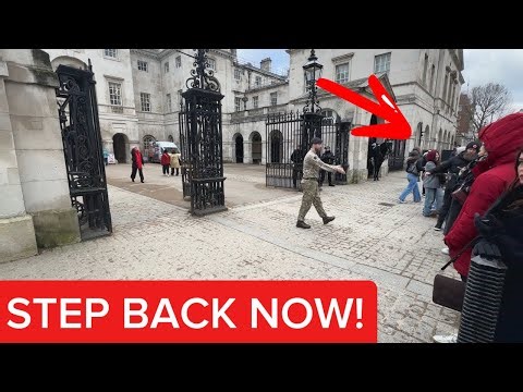 Step Back! Royal Guard Change in Progress