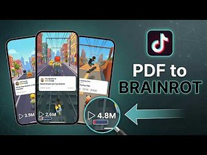 How To Turn PDFs Into Brainrot Videos (Only Takes A Few Minutes)