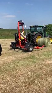 Bale Wrapper RW 1810 Made By KUHN France #shortsviral #machine #reelsfb | lesio | Facebook