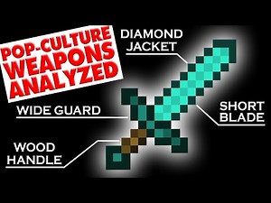 MINECRAFT DIAMOND SWORD analysed and redesigned!