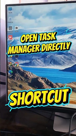 How to open task manager using shortcut