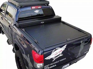 Truck Covers USA Jeep Gladiator American Work Jr. Tool Box Hard Retractable Tonneau Cover CRJR350 (20-26 Jeep Gladiator JT) - Free Shipping