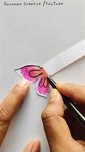Bookmark sticker design | Butterfly bookmark for students | Bookmark Design|#shorts #youtubeshorts