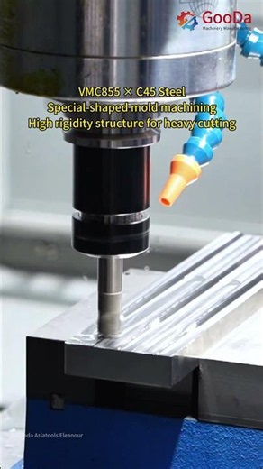 Special-shaped Mold Machined from C45 on VMC855 with Stable Performance even during Heavy Cutting