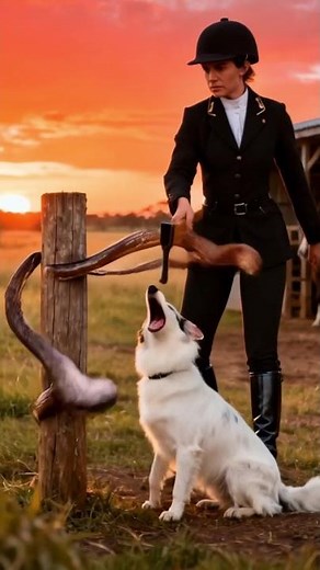 거대한 뱀이 갑자기 나타났는데, 강아지는 안전할까요? 🐍🐶😱 #animals #funny #wildlife