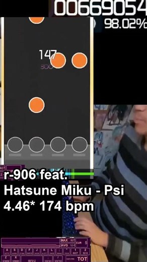 r-906 feat. Hatsune Miku - Psi #hatsunemiku #miku #rhythmgame #osumania #osu #osugame #osumania4k
