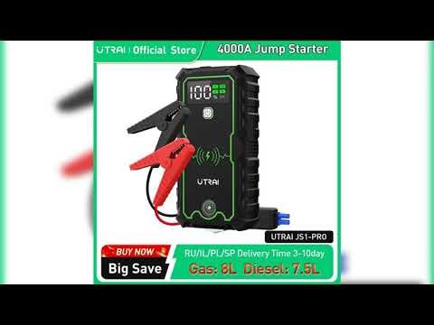 Latest Products You Must Know! UTRAI Power Bank 4000A Jump Starter Portable Charger Car Booster 1