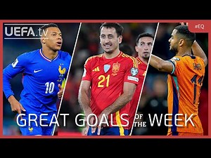 Sublime Kylian Mbappé Goal! 😍 | Great European Qualifier Goals MD7 and MD8