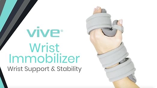 Vive Resting Hand Splint - Night Immobilizer Wrist Brace