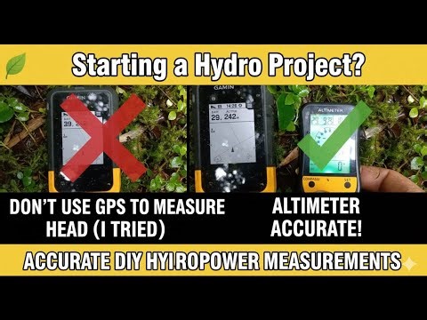 Don’t Trust GPS for Water Head! Accurate DIY Hydropower Measurements