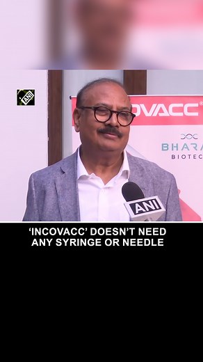 ‘iNCOVACC’ to produce three immune responses: Bharat Biotech MD after nasal vaccine launch #BharatBiotech #nasalvaccine #Reels | Asian News International (ANI)