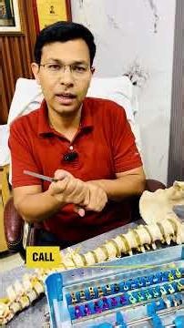 What is inserted after removing a spinal disc? See the demo by Dr. Ashwani Kumar, Neurosurgeon, K...