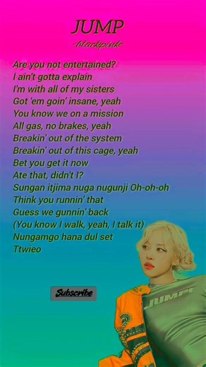 BLACKPINK – JUMP 🔥 | JUMP Lyrics & Performance | #BLACKPINK #JUMP #Shorts