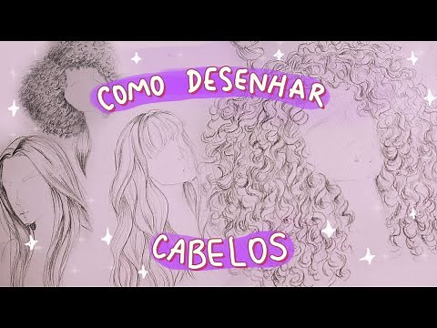 COMO DESENHAR CABELO FEMININO| TUTORIAL PARA INICIANTES