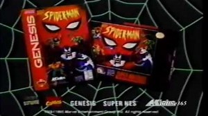 Spider-Man The Animated Series video game commercial - 1995