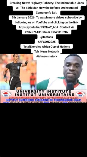 Cameroon's Exit at AFCON 2025: Referee Controversy Explained