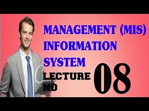 Management Information System | Lecture No 08 ‪@ICMALectures‬