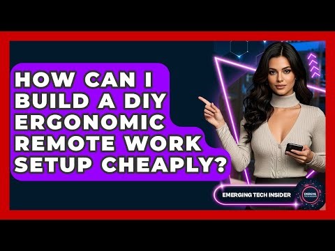 How Can I Build A DIY Ergonomic Remote Work Setup Cheaply? - Emerging Tech Insider