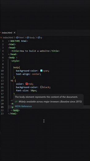 What is Paragraph Tag in HTML | p Tag Explained for Beginners 💻 #coding #knowledge #shorts #viral