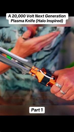 Innovative 20,000 Volt Plasma Knife Inspired by Halo