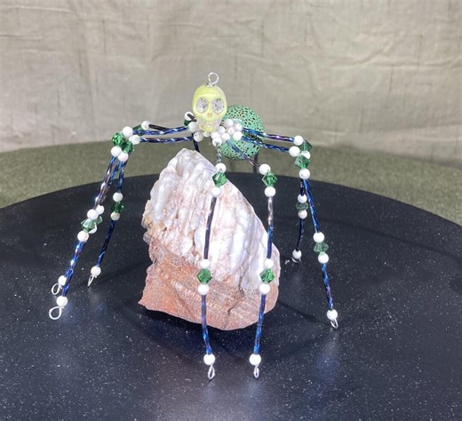 Beaded Gothic Spider Ornament - Etsy
