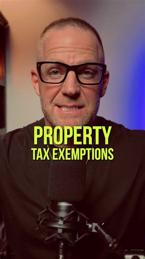Property tax exemptions are available for certain people. Check to see if you qualify 🎯☑️👨🏼‍💻