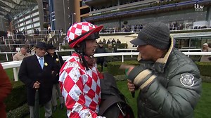 King George here we come?? Matt catches up with Nico de Boinville after victory in the 1965 at Haydock today. What's next for this impressive horse?? 👇 | ITV Racing
