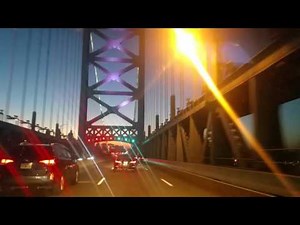 Benjamin Franklin Bridge from Camden,NJ to Philadelphia,PA