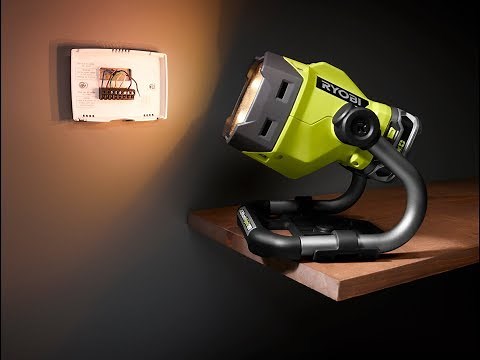 RYOBI 18V Hybrid LED Color Range work Light P795