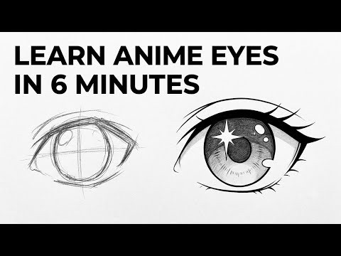 How to Draw Anime Eyes in 6 Minutes (Beginner to Pro)