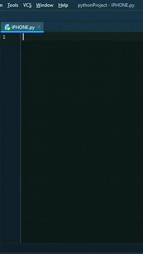 Create a iphone using python😁#foryoupage❤️❤️ #foryou #iphone #tiktok