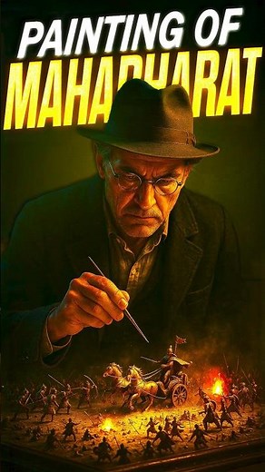 This Italian artist create the most authentic Mahabharat painting 🤯.!!