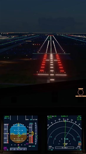 AirAsia A320 Landing at Bangkok VTBS 🇹🇭 ToLiss XP12 #aviationshorts