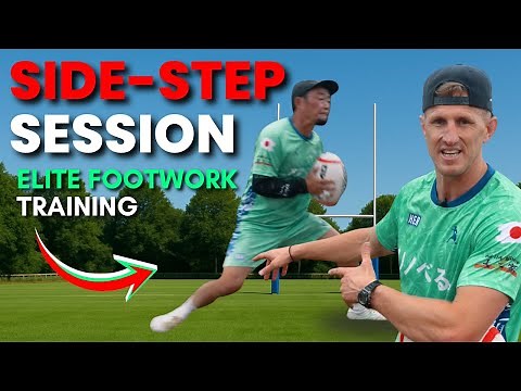 Improve Your SIDE-STEPPING! Rugby Footwork Drills with Hideaki Nara!