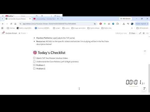 🔴 Day 1/75: Two Pointers Grind | Striver A2Z (Python) | Study With Me 🎧