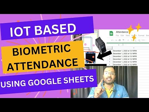 IOT based biometric attendance system using Google sheet | easiest tutorial ever ‪@eaglefoundation‬