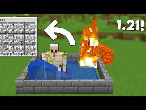 Easiest 1.21 Minecraft Iron Farm Tutorial - 500+ Per Hour