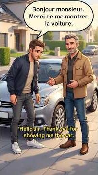 Buying a Used Car: French language lessons for beginners 🚗