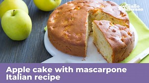 APPLE CAKE WITH MASCARPONE – Italian recipe