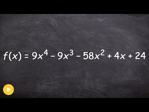 How to use the rational zero test to determine all possible rational zeros