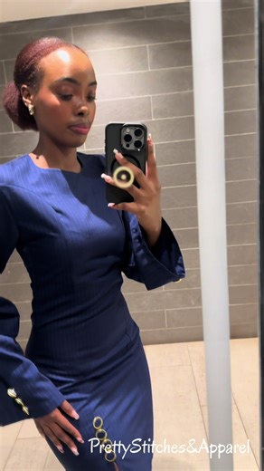 Stylish Pinstripe Mini Dress Available for Preorder