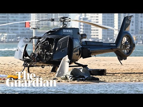 Australia: footage shows aftermath of fatal helicopter crash on the Gold Coast