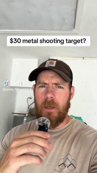 DIY metal shooting target for under $30. Will it hold up? Follow for part 2 #rangeday #targetpractice #pewpew #2a #guntok #metaltargets