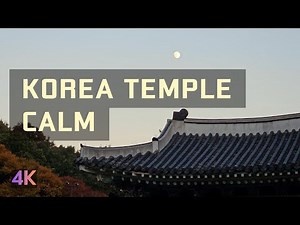 ASMR | Stillness at Korea Temple Jeondeungsa | Birdsong For Stress Relief & Focus