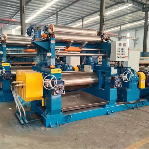 Rubber Processing Machinery Two Roll Rubber Mixing Mill Double Two Cylinders Rubber Mixer Machine